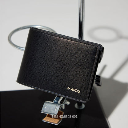 Men's Solid Color Large Capacity Anti-theft Swiping Multi-functional New Wallet
