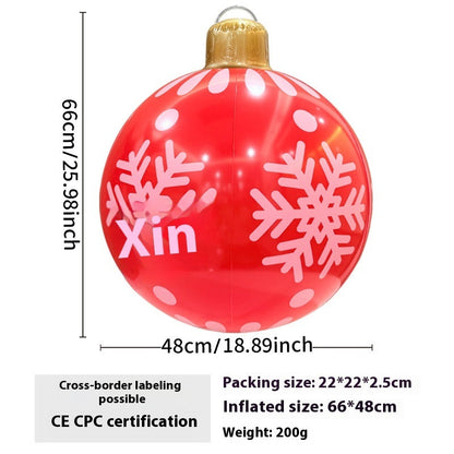 Inflatable Christmas Ball Outdoor Garden Christmas Decorations