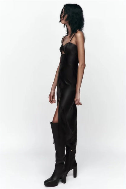 Celebrity Light Luxury Elegant Thread Decoration Dress