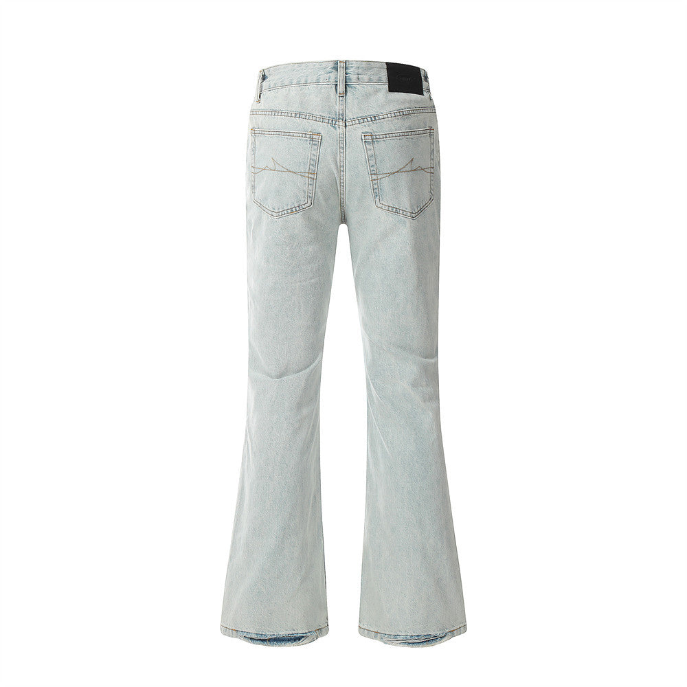 Fashion Personality Big Horn Jeans Men