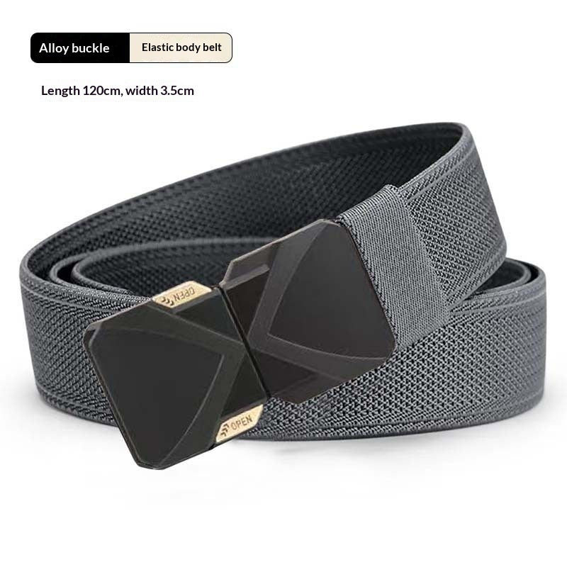 Mens Nylon Canvas Tactical Belt With Adjustable Buckle For Custom Fit