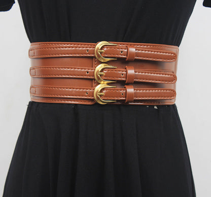 Belt Belt Dual-use Wide Ladies Decoration All-match Coat Suit Skirt Sweater