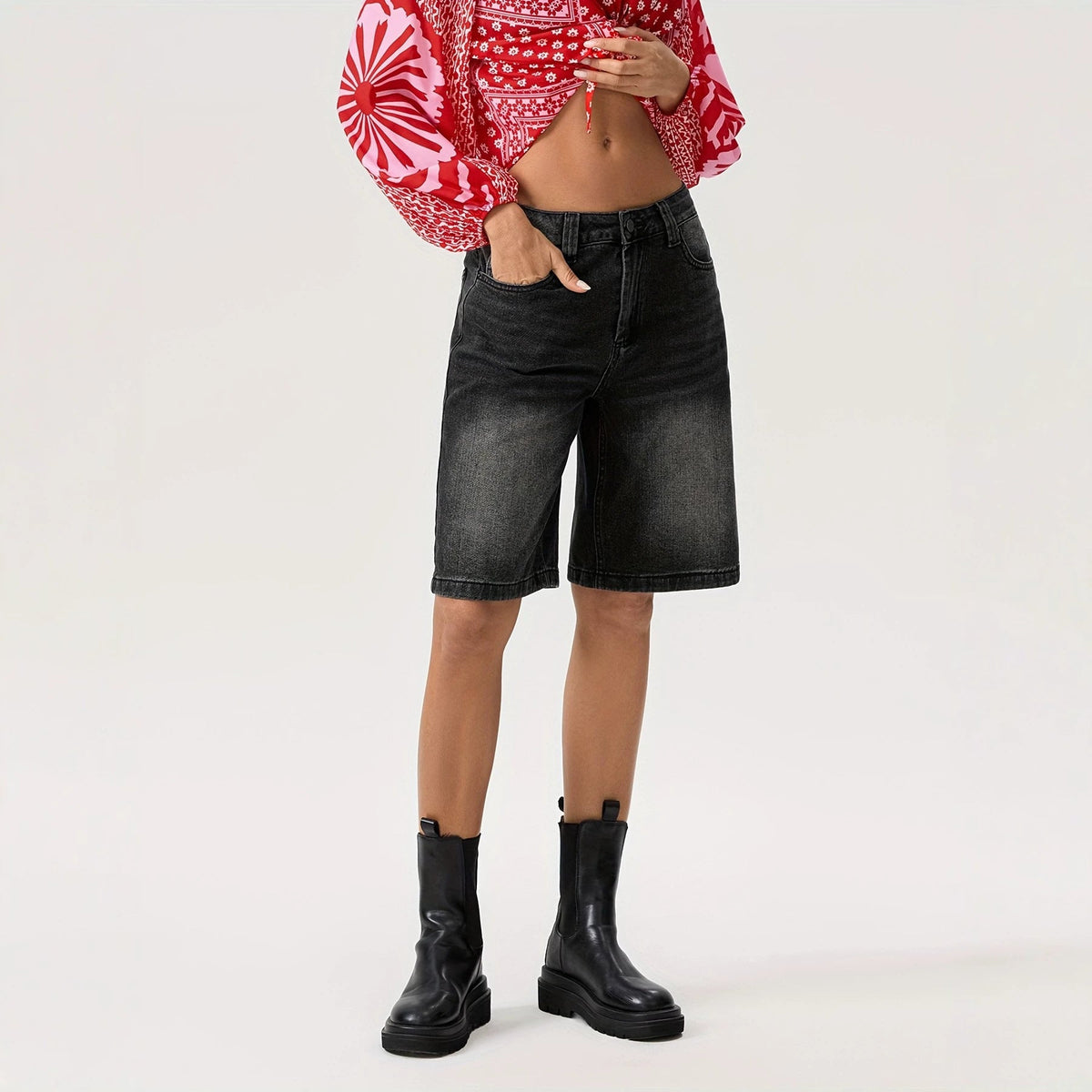 Chic Versatile Denim Shorts For Women