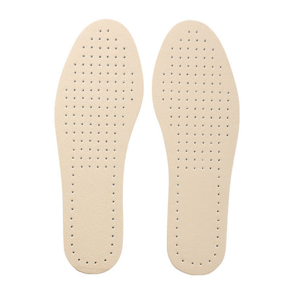 High-elastic Odor-resistant Leather Summer Thin Insoles