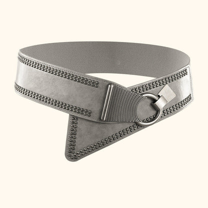 Rivet Belt For Women Fashionable And Versatile Accessory