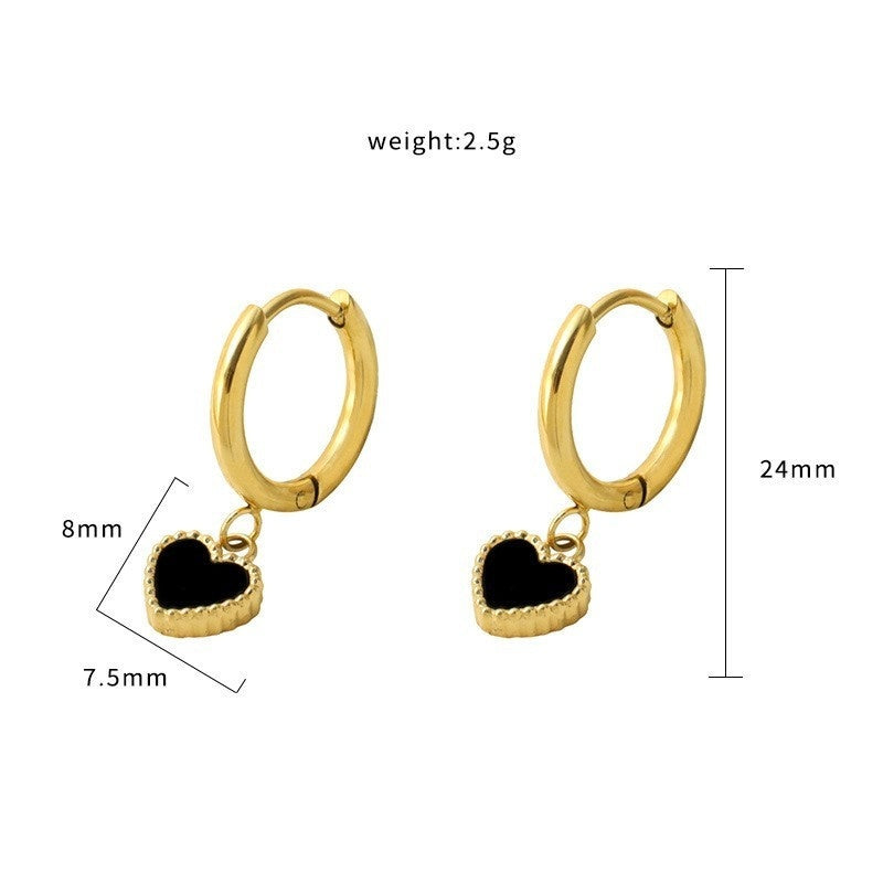 Simple And Versatile Ladies' 316 Stainless Steel Earrings