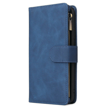 Vintage Frosted Nine-card Multi-function Zipper Pack Phone