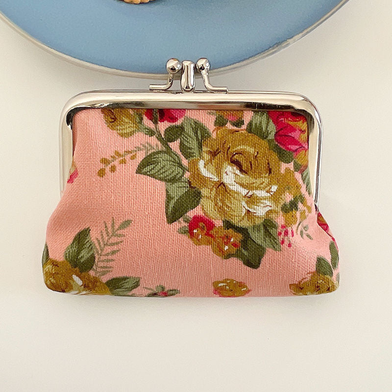 Retro Mini Canvas Coin Purse