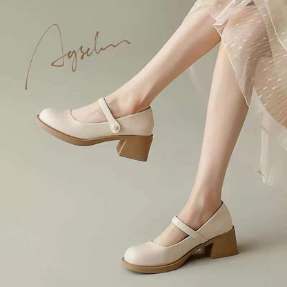 New Spring Loafers British Style Versatile Single-layer Shoes
