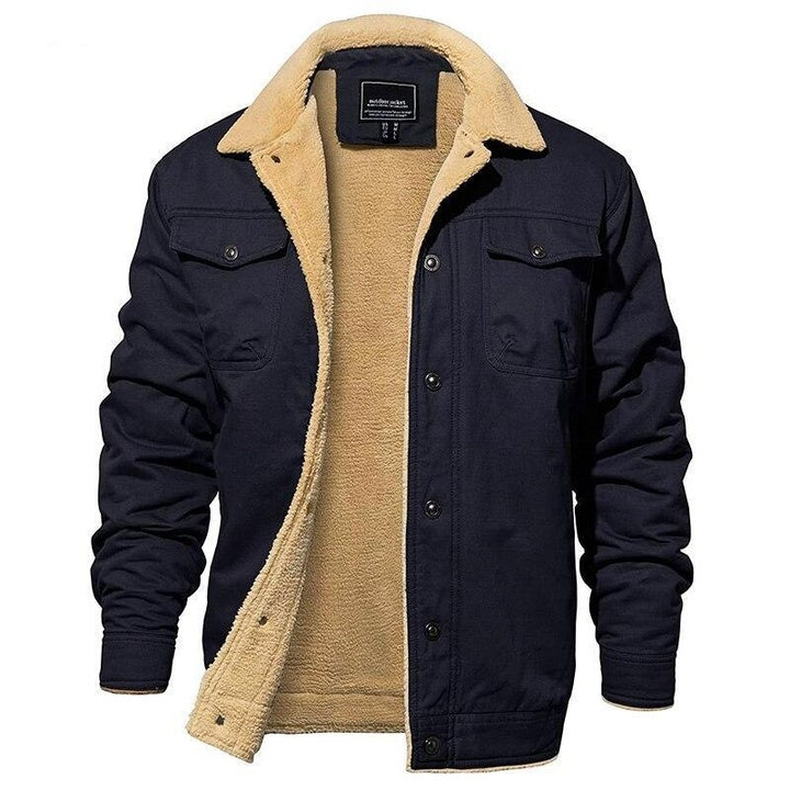 Men's Padded Cotton Workwear Casual Jacket