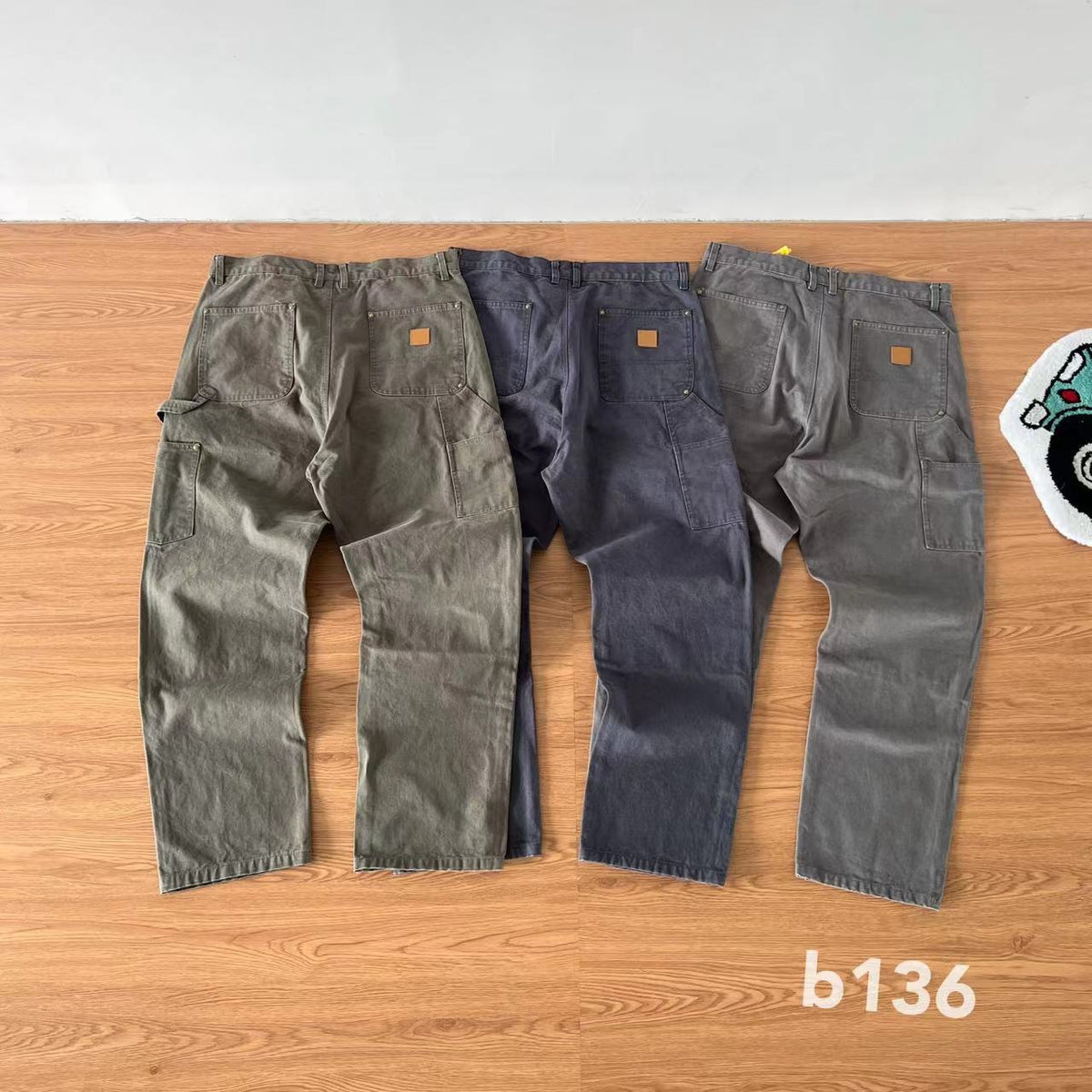 Multifunctional Canvas Double Knee Pants