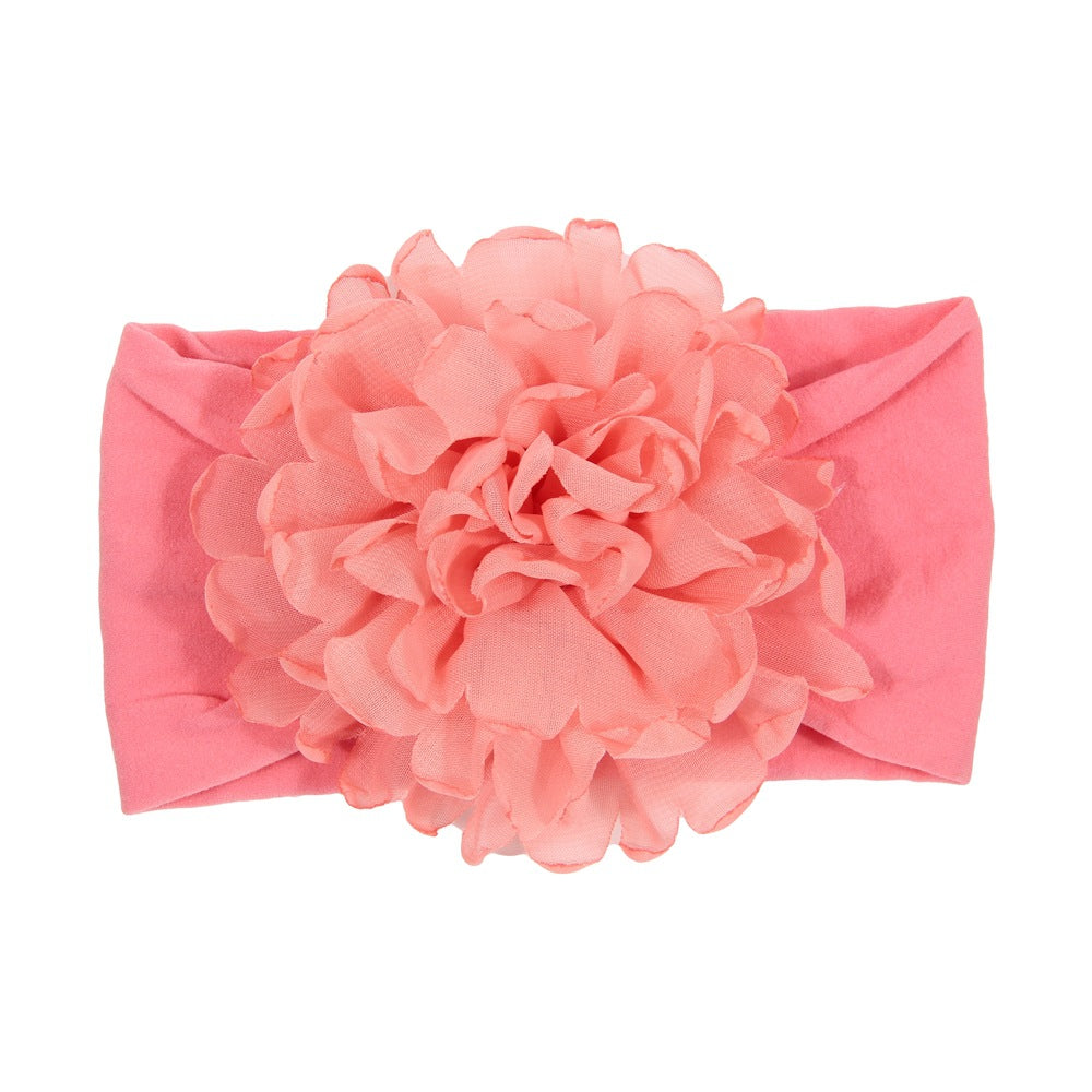 Chiffon Mesh Flower Baby Headdress Headband