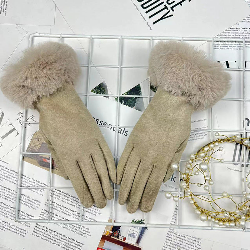 Women's Winter Riding Fleece-Lined Gloves