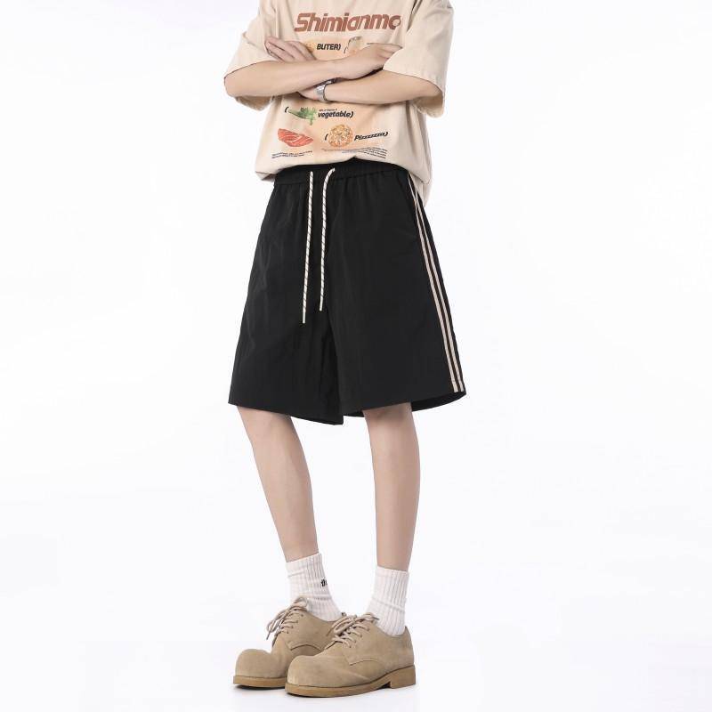 American Vintage Stripe Sports Shorts Men