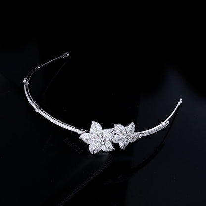 Korean Flowers Hair Accessories Simple