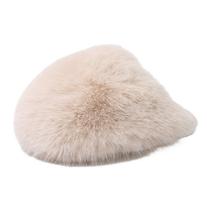Large Size Solid Color Fluffy Soft Bottom Winter Baotou Home Warm Multi-color Cotton Slippers