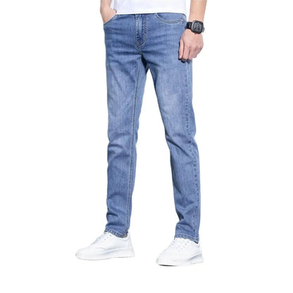Mens Durable Straight-Leg Jeans
