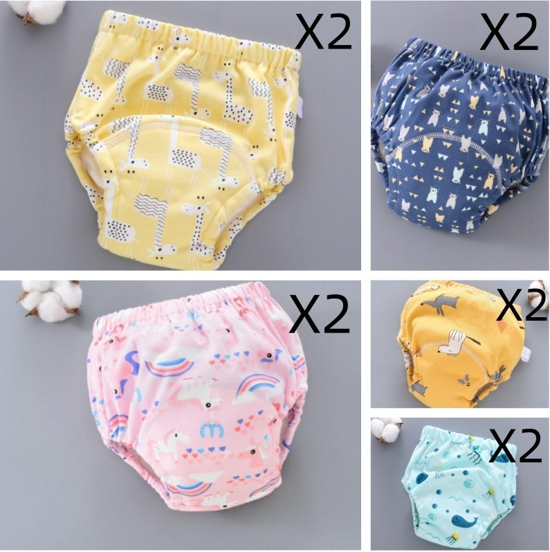 Baby Training Pants Washable 6-layer Gauze Diaper Cover