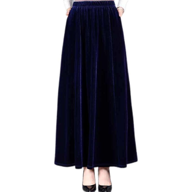 Fashion Personality Velvet Skirt Women