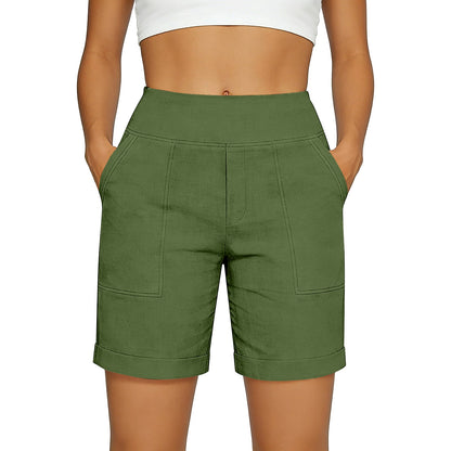 Womens Loose-fitting Breathable Straight-leg Lounge Pants