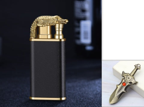 Blue Flame Double Fire Metal Lighter