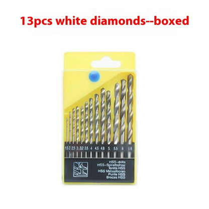 Titanium-plated Punching Tool Twist Drill Set Boxed