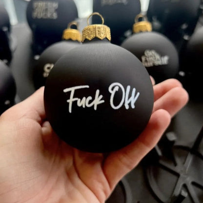 Funny Christmas Ornament Black Decorations