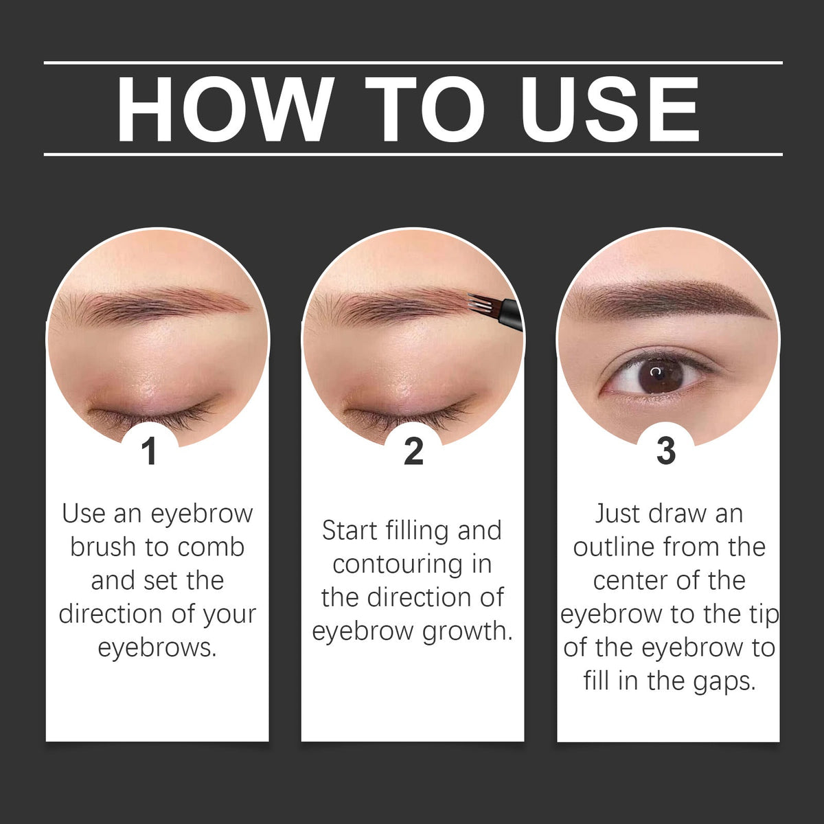 Wild Decoration Exquisite Easy To Use Not Smudge Shaping Eyebrow Pencil