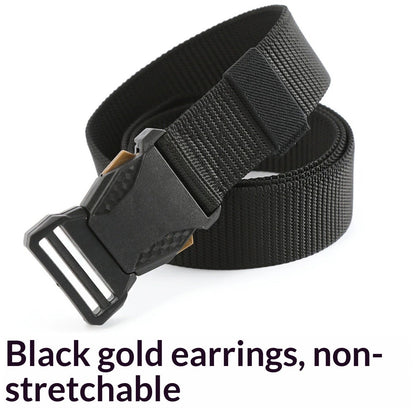 Outdoor Men's Nylon Canvas Tactical Belt
