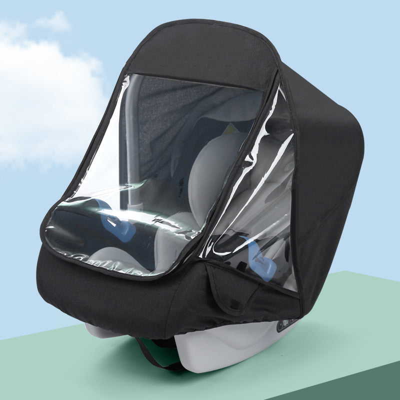 Baby Stroller Safety Cabas Transparent Rain Cover