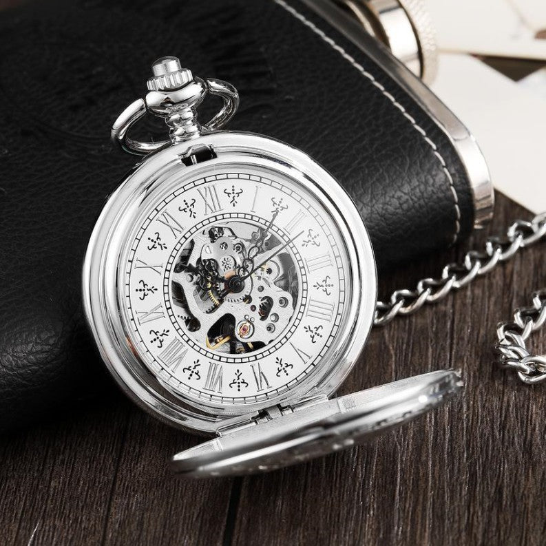 Retro Classic Embossed Hollow-Out Automatic Mechanical Watch