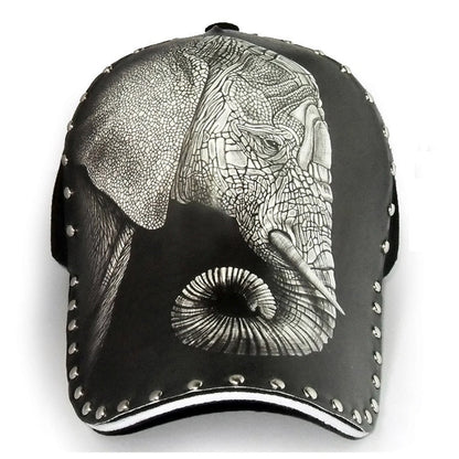 Baseball Cap 3d Printed Wide Brim Hard Top Peak Cap