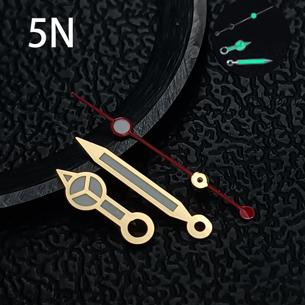 NH35 Hands, Vintage Green Luminous Watch Hands