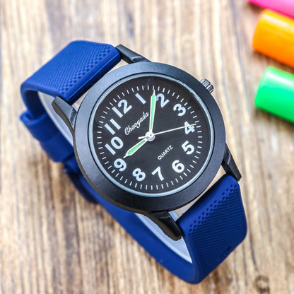 Soft-decorated Waterproof Watch For Children