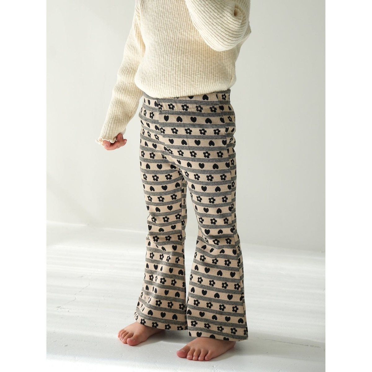 Printed Trendy Flared Pants For Kids