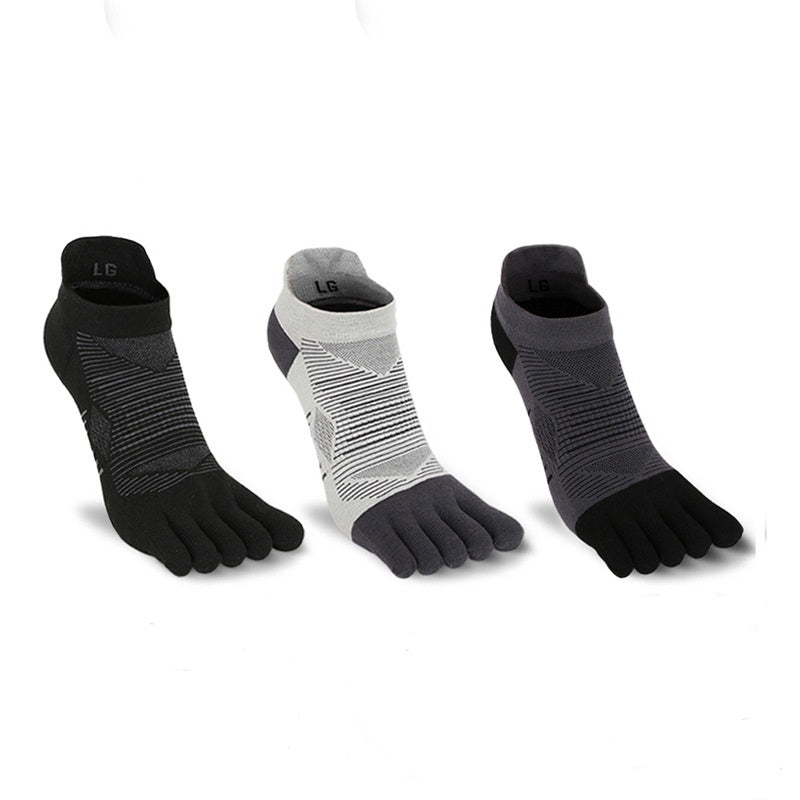 Sweat-wicking Quick-drying Yoga Running And Casual Five-finger Socks