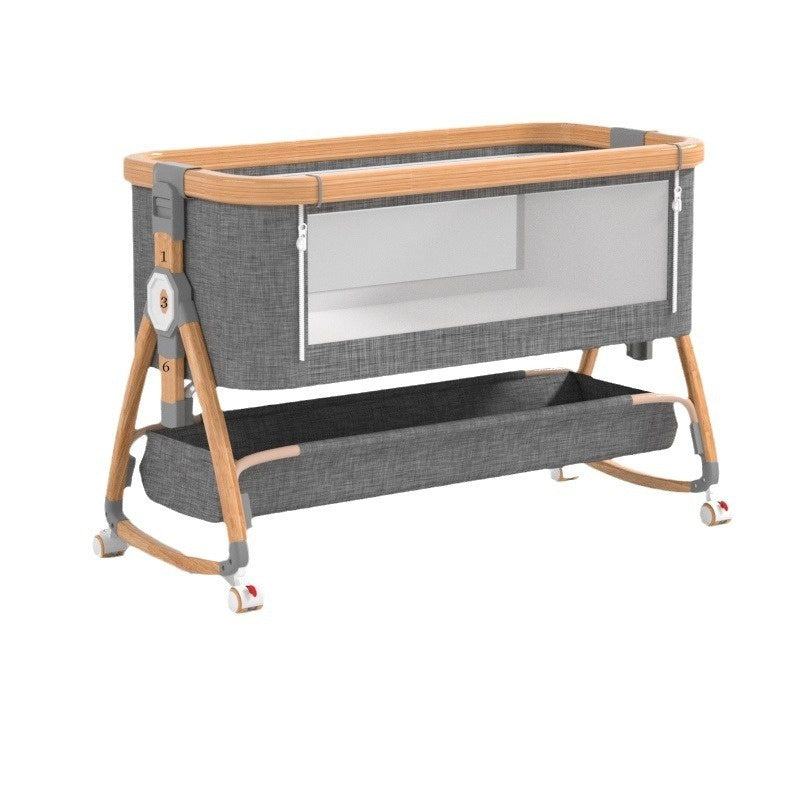 Aluminum Alloy Baby Crib Movable And Portable