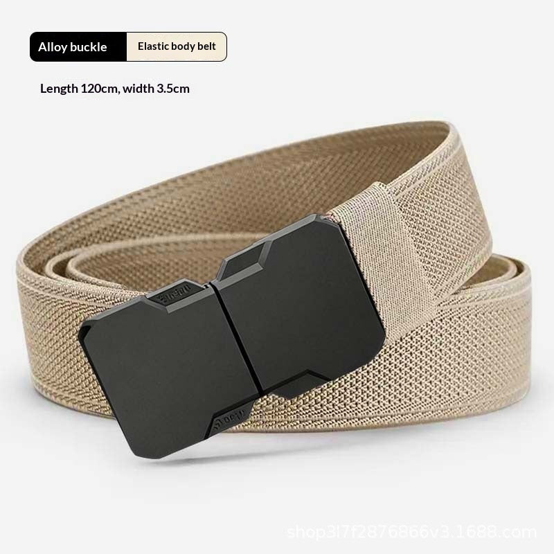 Mens Nylon Canvas Tactical Belt With Adjustable Buckle For Custom Fit