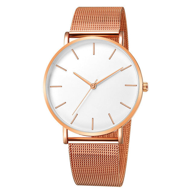 Men's Watch Simple And Stylish Mesh Strap Style