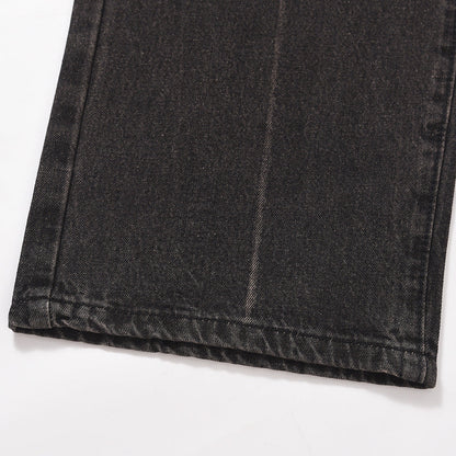 American Basic Style Straight Jeans Men
