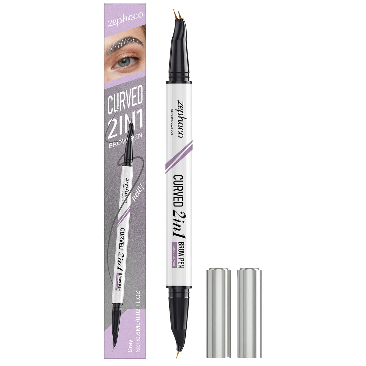 Double-ended Waterproof Eyebrow Pencil