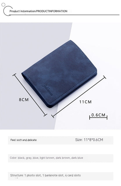 Ultra-thin Multifunctional Driving License Leather Case Multi Card Slots Wallet