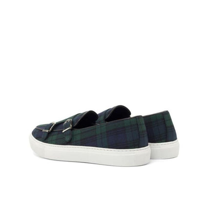 Men's Canvas Plaid Classic Fashion Loafers