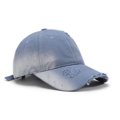 Distressed Adjustable Cotton Hat for Casual Stylish Wear