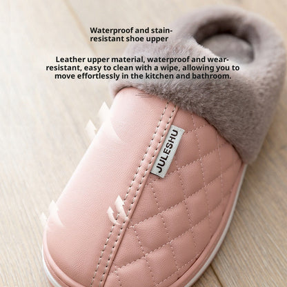 Elderly Cotton Slippers Winter Waterproof For Home Use