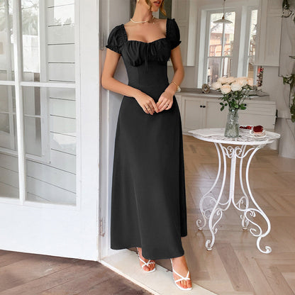 Elegant one shoulder long dress
