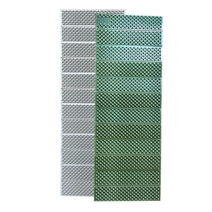 Thicken Egg Mattress. Foldable Camping Pad with Aluminum Membrane for Moisture-Proof. IXPE Foam Pad