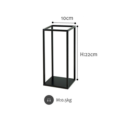 Tea Break Dessert Rack Set Simple Modern Black Iron Cake Plate Marble Tray Creative Cake Rack