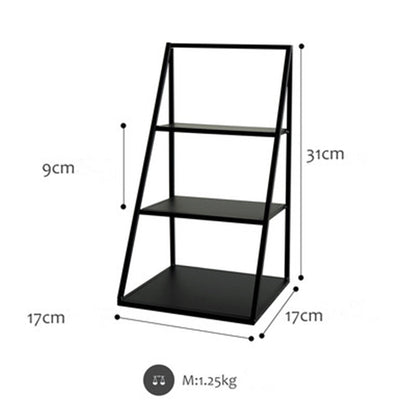 Tea Break Dessert Rack Set Simple Modern Black Iron Cake Plate Marble Tray Creative Cake Rack