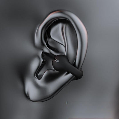 JX80 bone conduction clip on Bluetooth earphones with spray code noise reduction, high battery life, and no delay